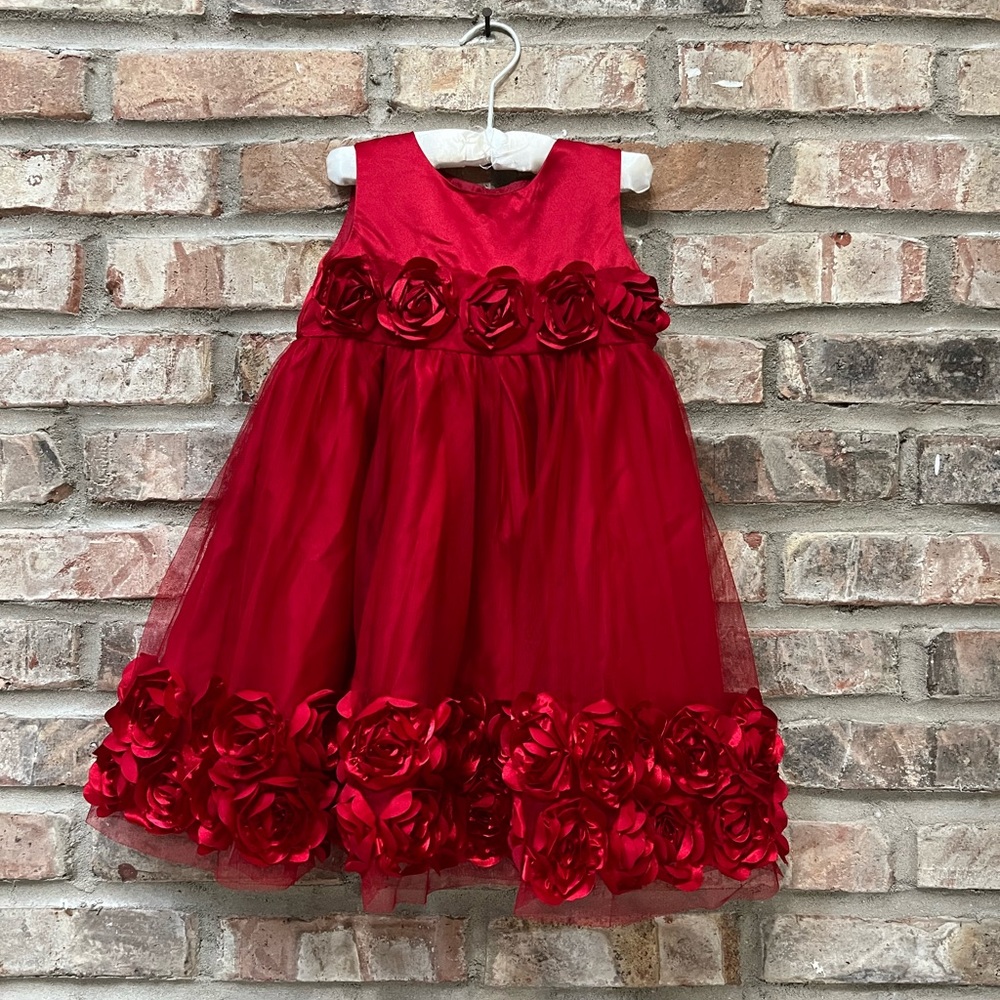 Formal Red Girls 2T Dress
